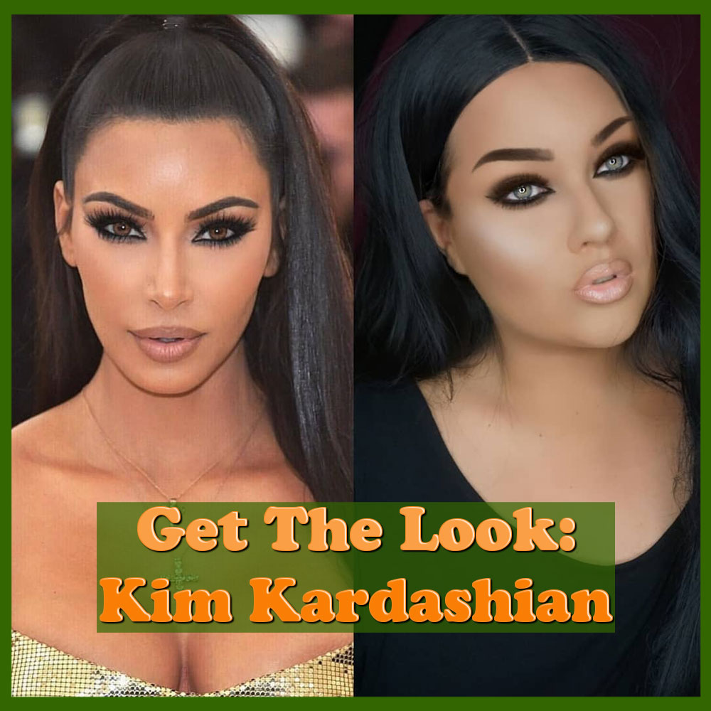 How To Kim Kardashian Hair Makeup