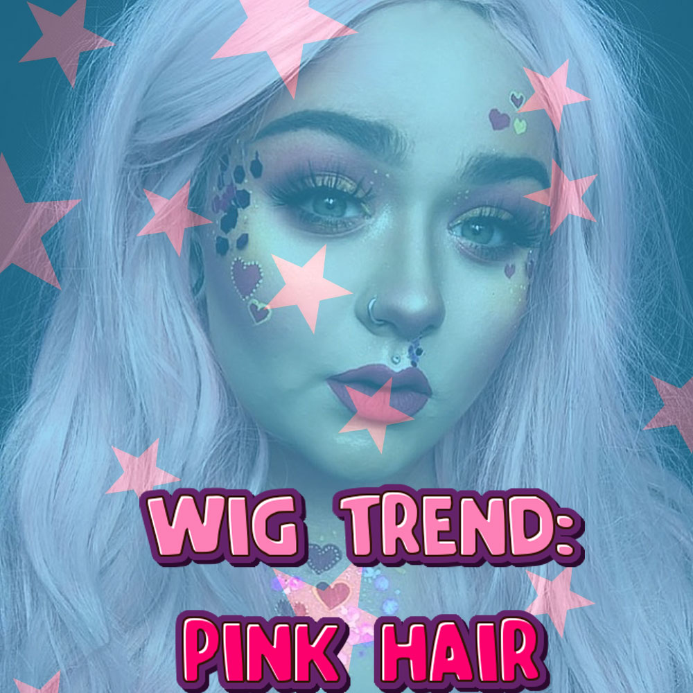 Long Pink Wigs UK