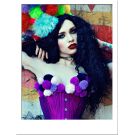 Black Wig Curly Long