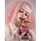 Light Pink Wig Curly