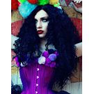 Long Black Curly Wig