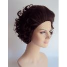 Old Lady Wig Brown Short Curly