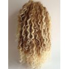 Afro Wig Blonde Kinky Curly Long