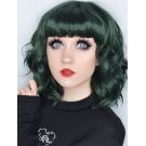 Emo Wig Short Green