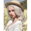 Light Silver Grey Wig Lace Front