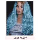Long Pastel Blue Lace Front Wig UK
