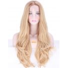 Natural Blonde Wavy Lace Front Wig
