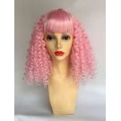 Pastel Pink Wig Curly