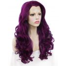 Purple Lace Front Wig Plum