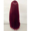 Red Wig Straight Long