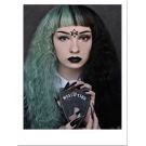 Half Black And Half Green Wig