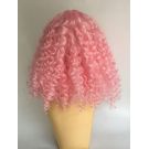 Afro Kinky Curly Wig Pink