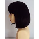 Black Bob Wig Blunt Cut