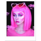 Neon Wig Pink