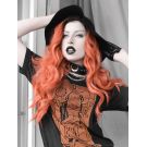 Peach Orange Wig Long Lace Front