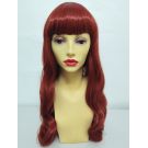 Pin Up Wig Curly Red 50s