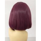 Purple Wig Blunt Bob