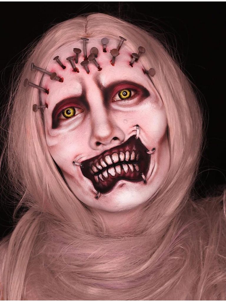 Light Grey Halloween Wig