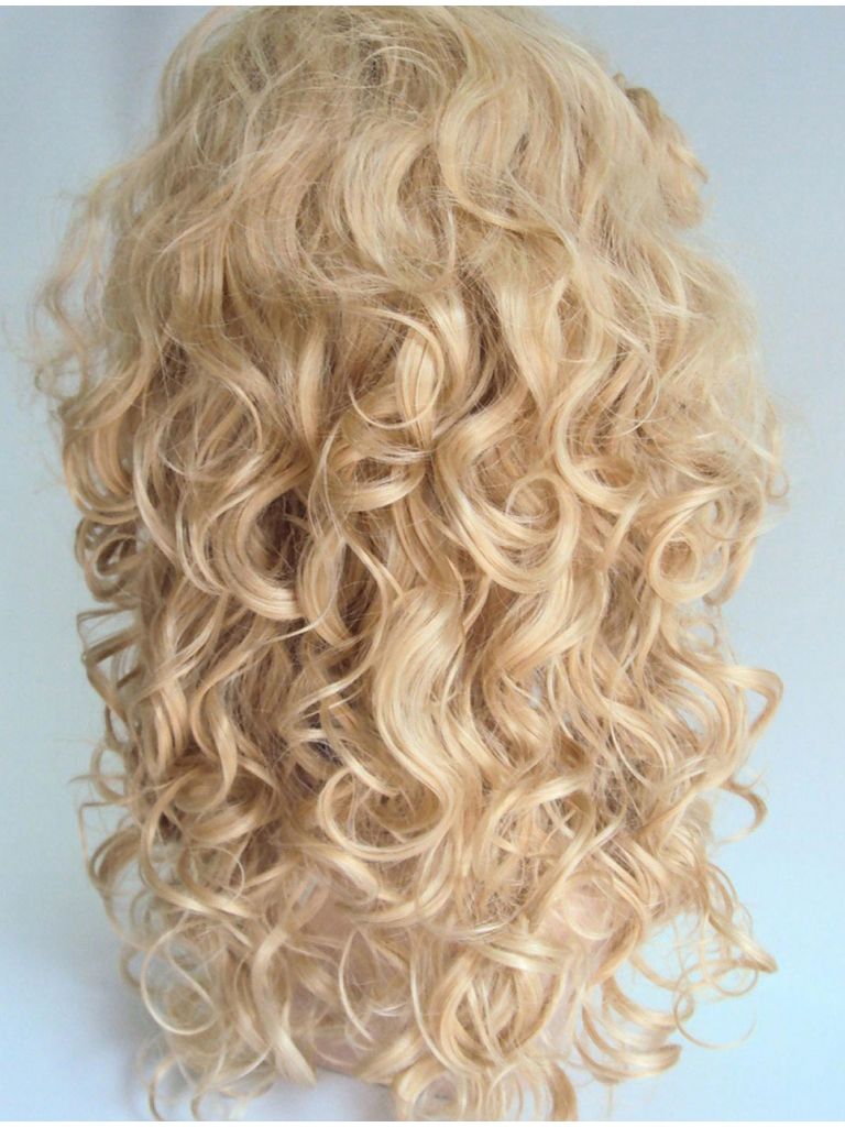Permed Wig Blonde
