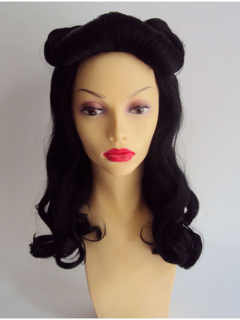Pin Up Wig Black