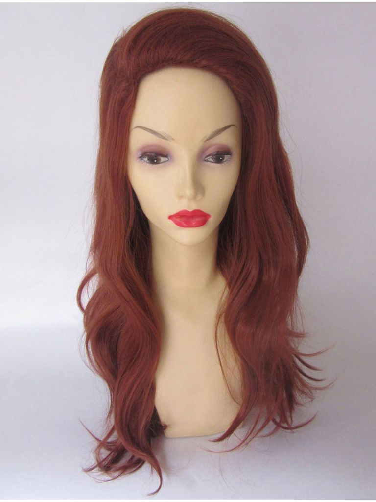 60s Wig Red Long