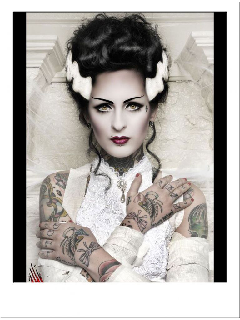 Deluxe Bride Of Frankenstein Wig