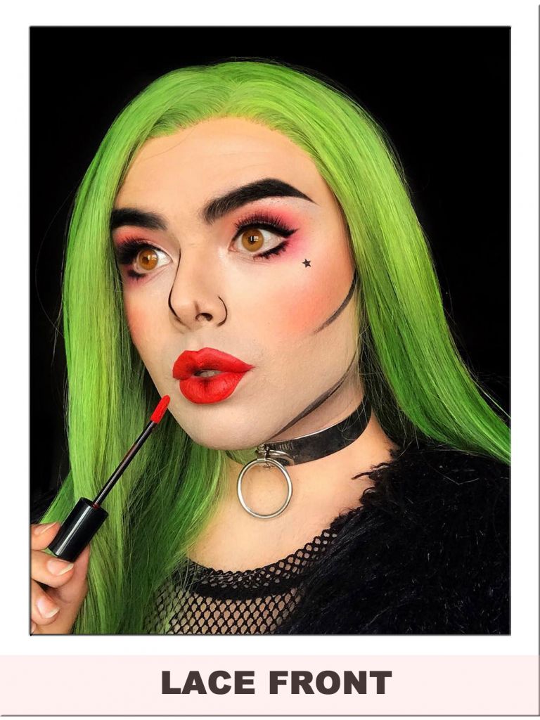 Green Lace Front Wig