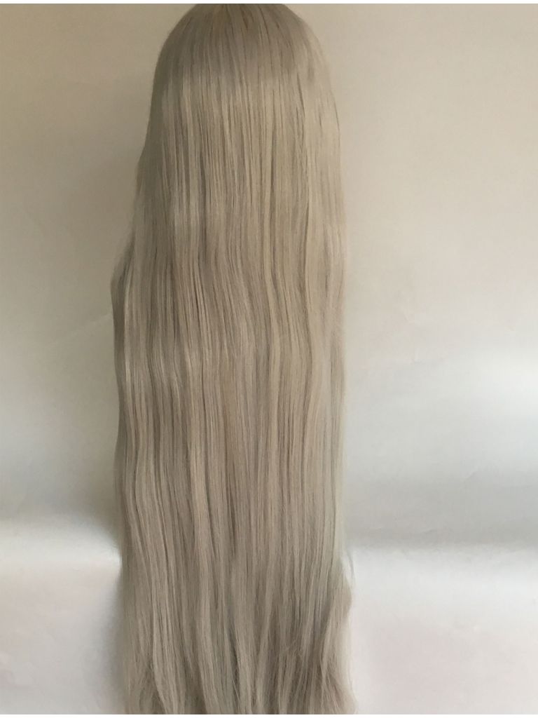 Grey Wig Light Grey Long
