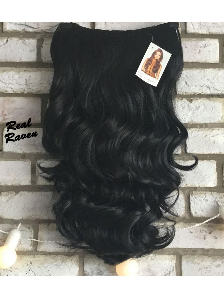 Half Wig Black Wavy