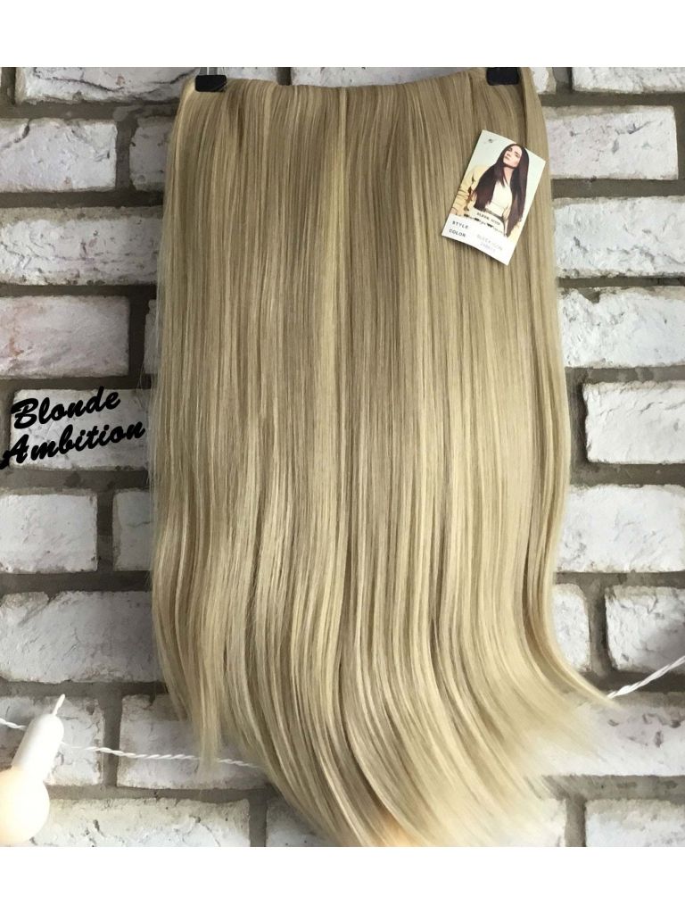 Half Wig Natural Blonde Straight