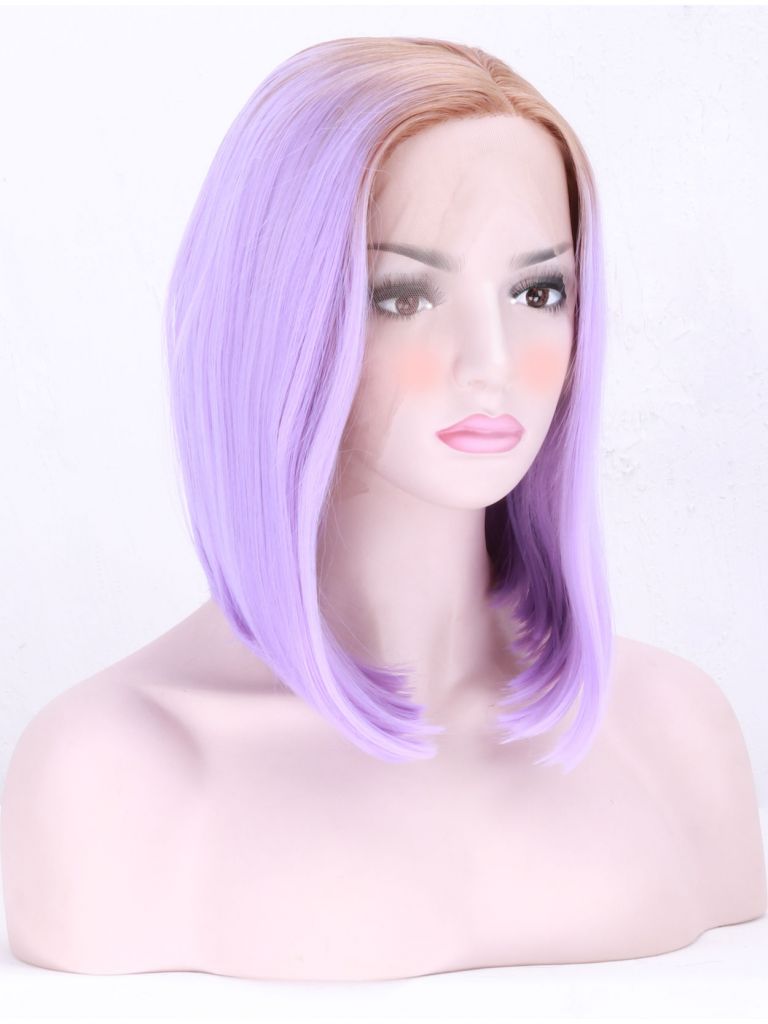 Purple Wig Lace Front