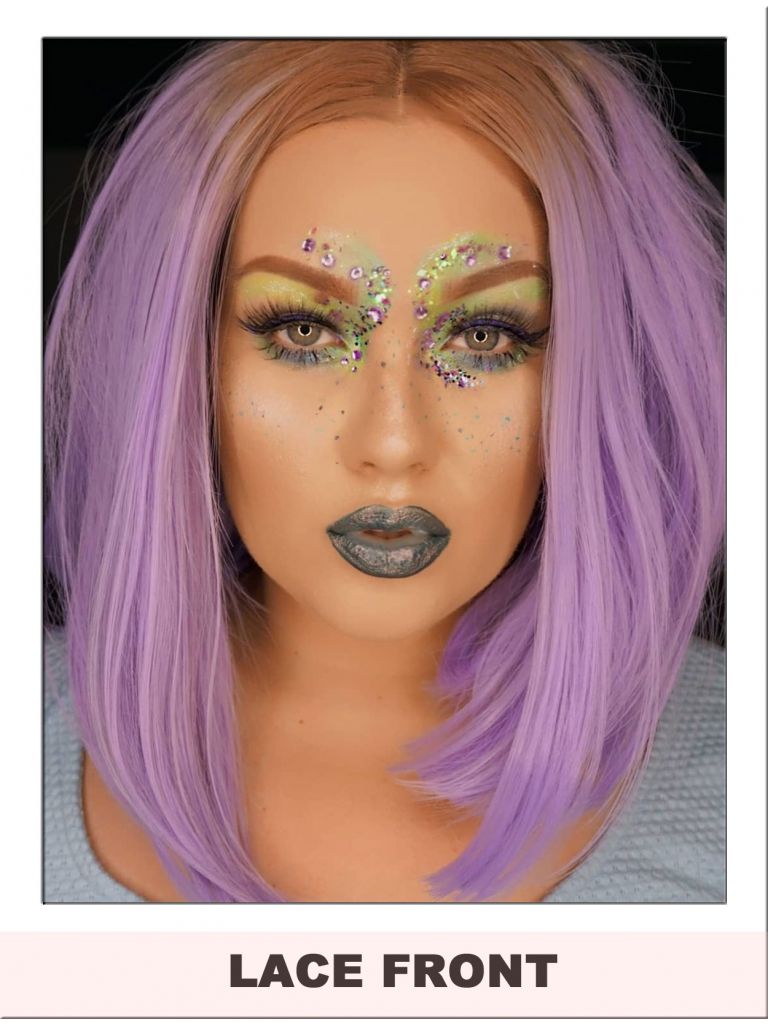 Lilac Wig Bob Lace Front