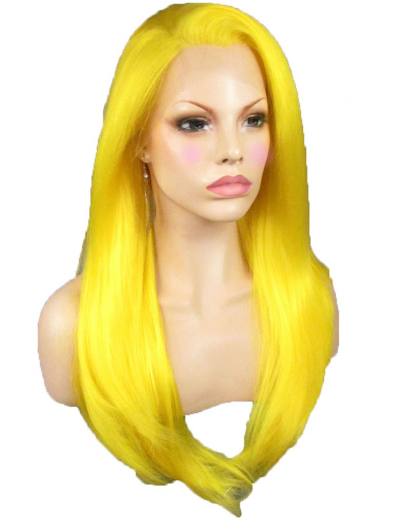 Yellow Lace Front Wig