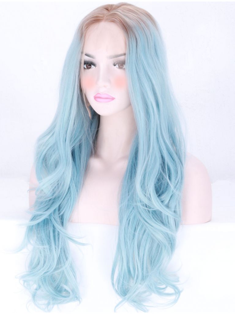 Light Blue Lace Front Wig