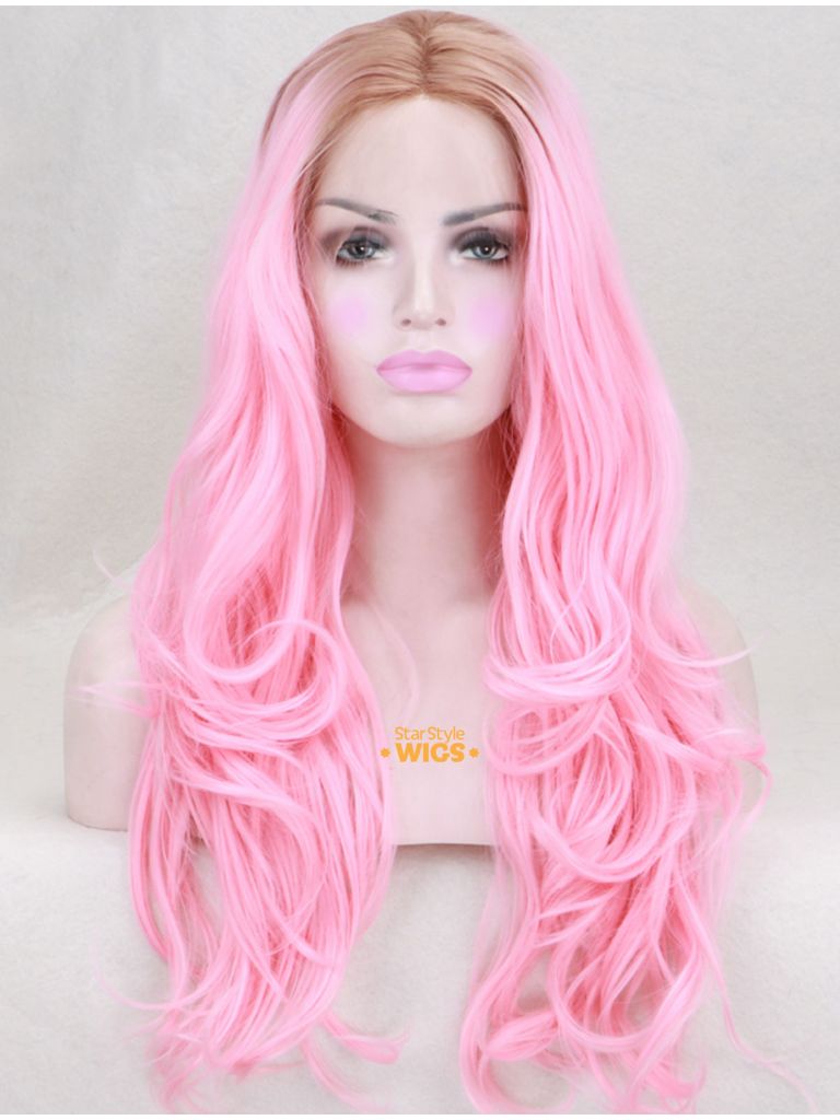 Pastel Pink Wig Lace Front