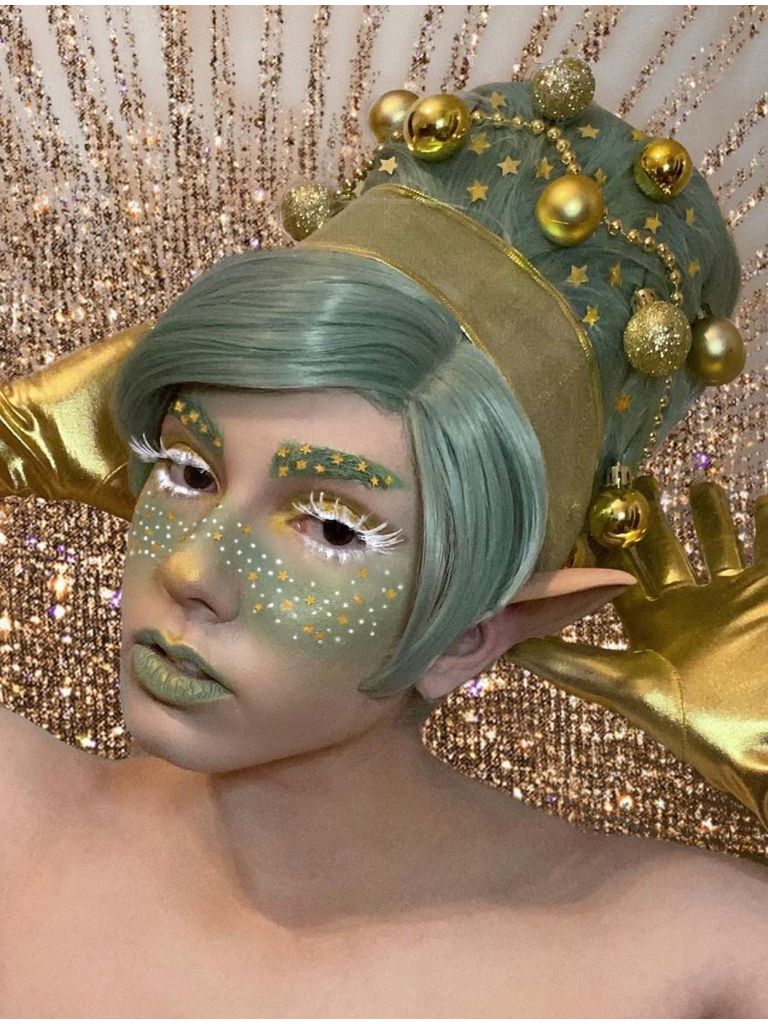 Beehive Wig 60s Green