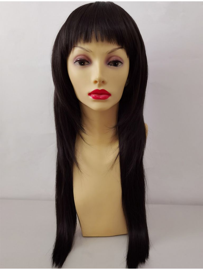 Brown Modern Mullet Wig
