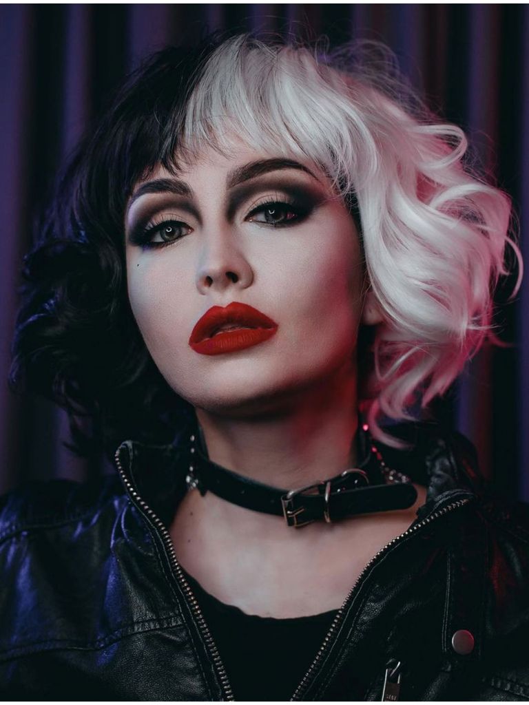 Cruella Cosplay Wig Emma Stone