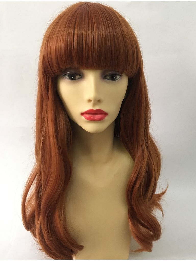 Copper Red Wig Long Wavy