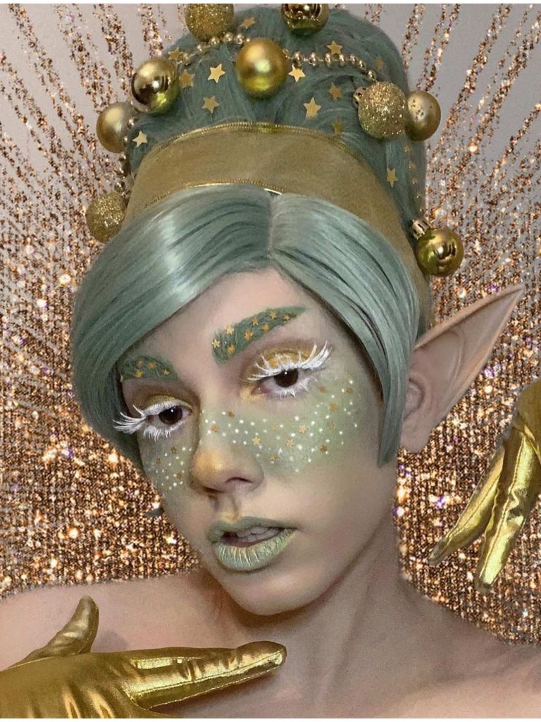 Fashion Beehive Wig Green