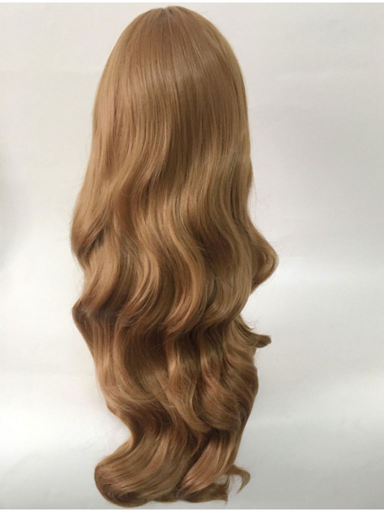 Long Brown Wavy Wig