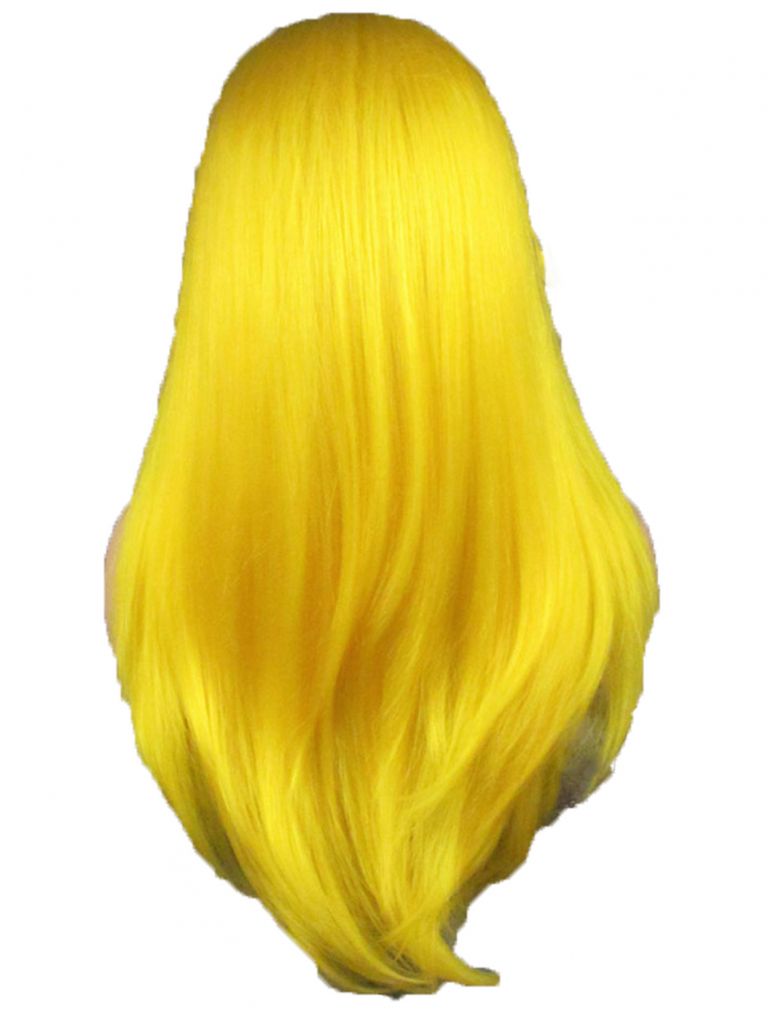 Lace Front Wig Yellow