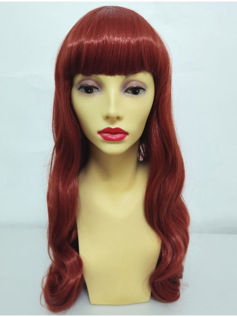 Pin Up Wig Curly Red 50s