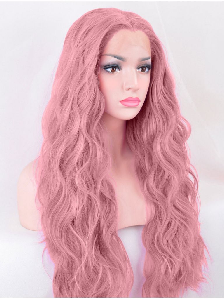 Pink Purple Lace Front Wig