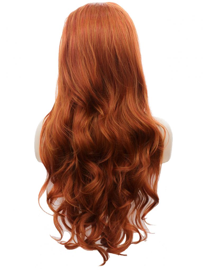 Red Lace Front Wig Ginger