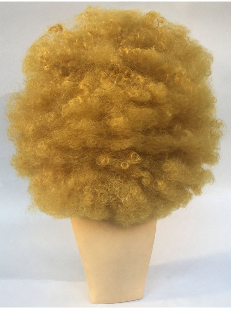 Afro Wig 70s Yellow Curly